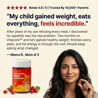 Appetite Booster Gummie Sugar-Free | Kids  | 120 Gummies
