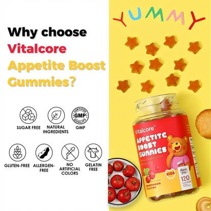 Appetite Booster Gummie Sugar-Free | Kids  | 120 Gummies