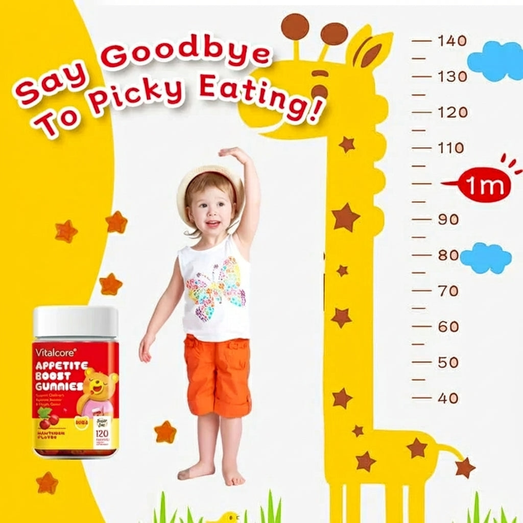 Appetite Booster Gummie Sugar-Free | Kids  | 120 Gummies