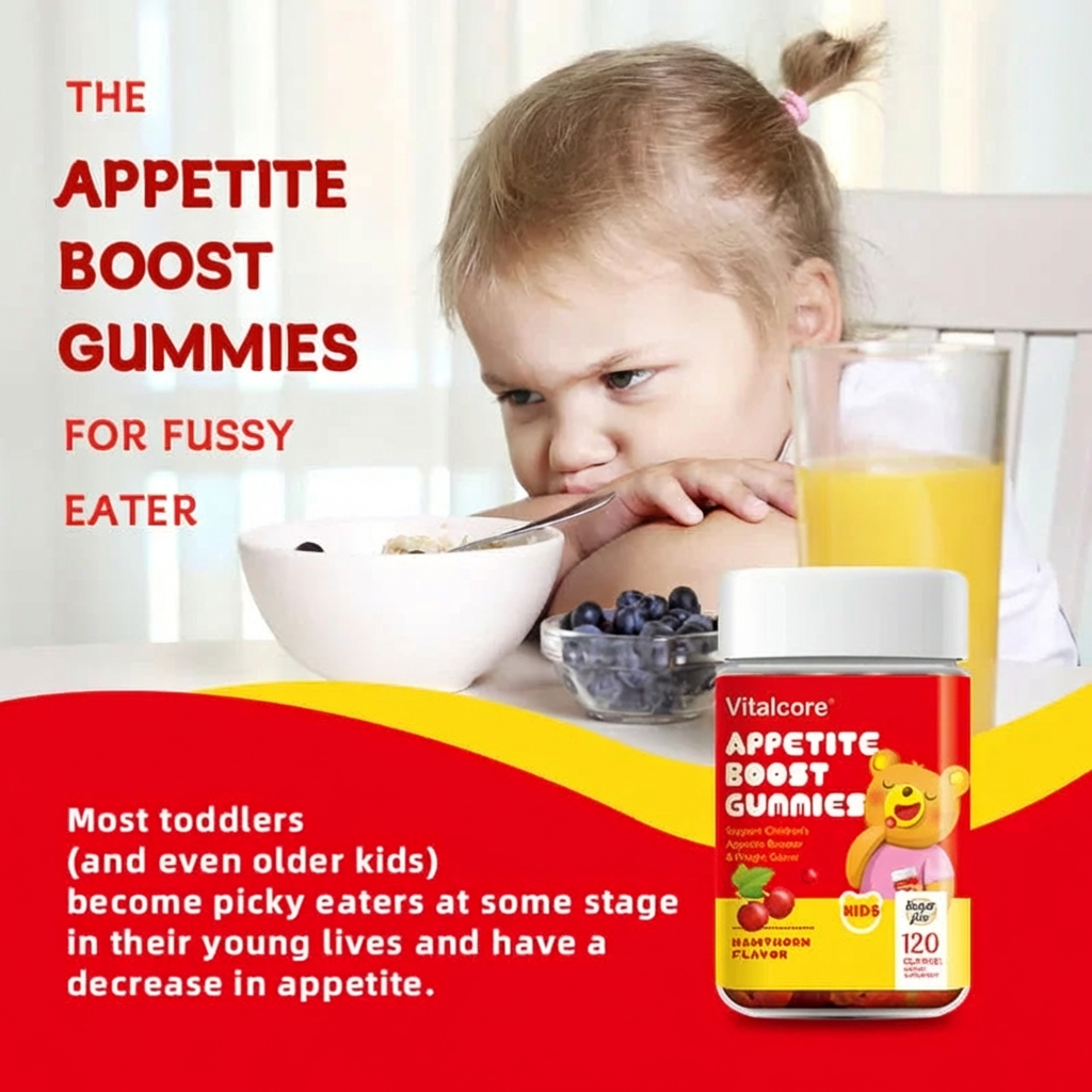 Appetite Booster Gummie Sugar-Free | Kids  | 120 Gummies